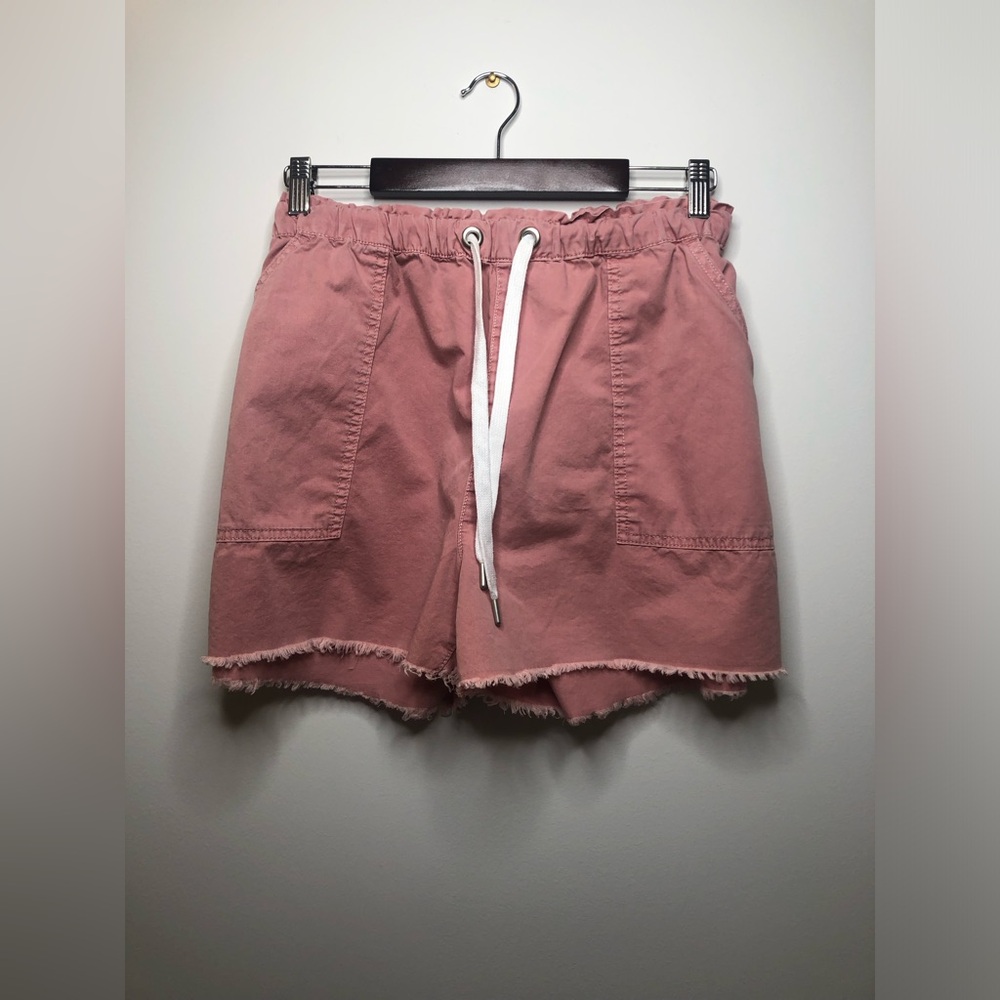 No Boundaries 100% Cotton Dusty Rose Drawstring Shorts Juniors Size XXL 19